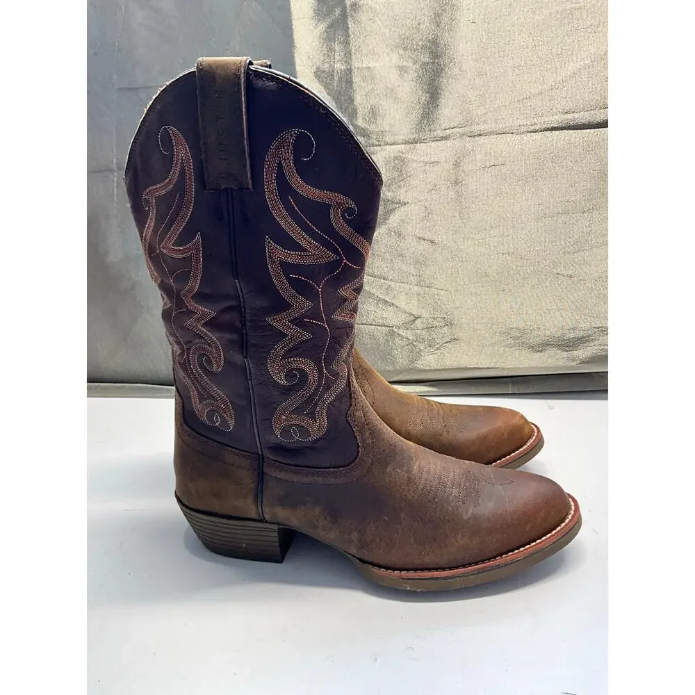 Men's Stampede Western Boots - Waxy Brown
